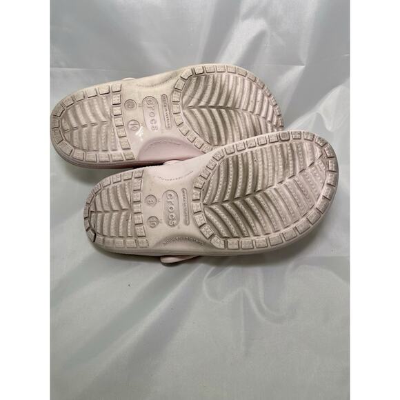 Crocs Classic Clog Unisex Slip Pink Clogs Ultra Light Water-Friendly with Charms - Picture 6 of 6